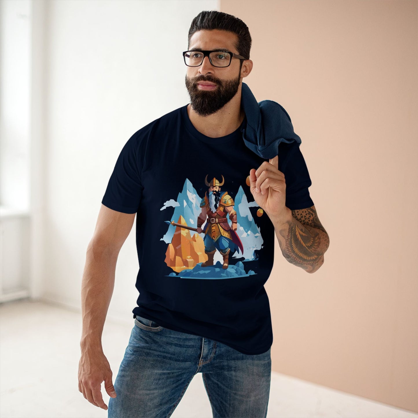 Viking Graphic Unisex 100 Cotton Staple Tee 5