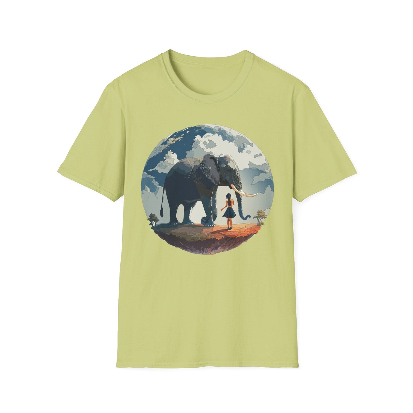 Womens Graphic T Shirt Art Design Tee Softstyle Gildan 64000 100 Percent Ring Spun Cotton