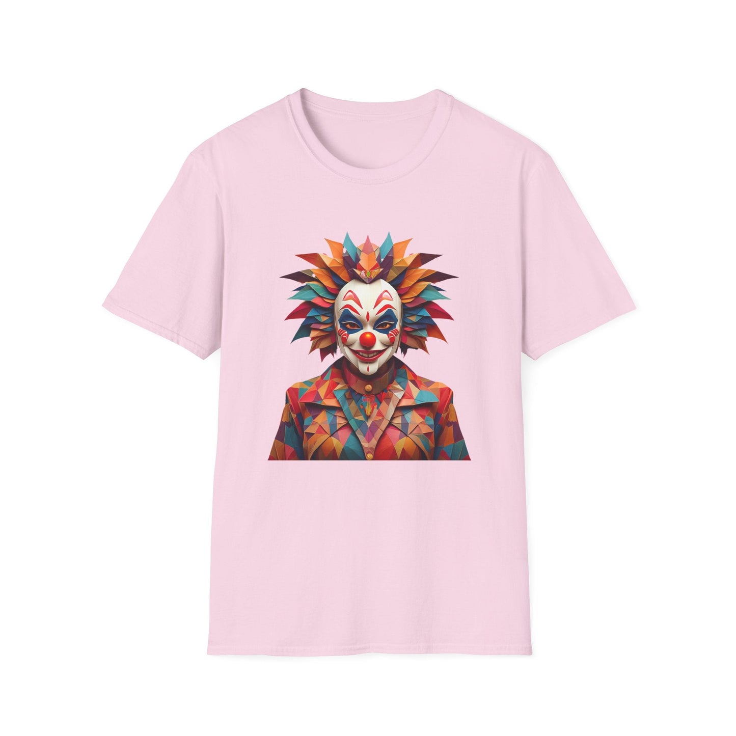 Clown Shirt, T Shirt with Clown, Funny Man Shirt, Tee Shirt with Funny Man, Circus Shirt, Shirt with Circus, Scary Man Shirt, Shirt with Scary Man