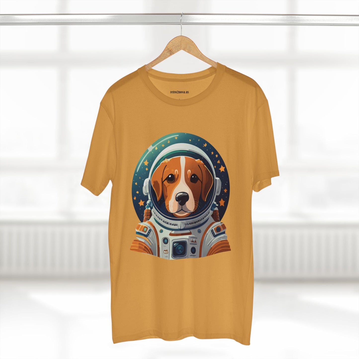 Unisex Premium Cotton Tee With Original Dog Art Shirt Design By Retro2Nova Discover Everyday Comfort And Style