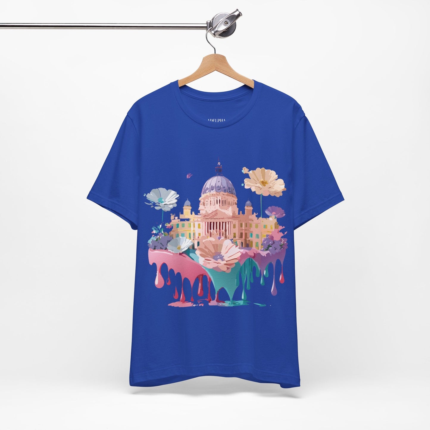 Madrid Tourist Shirt Graphic Tee Unisex Vintage Inspired Art Design Adelpha Brand