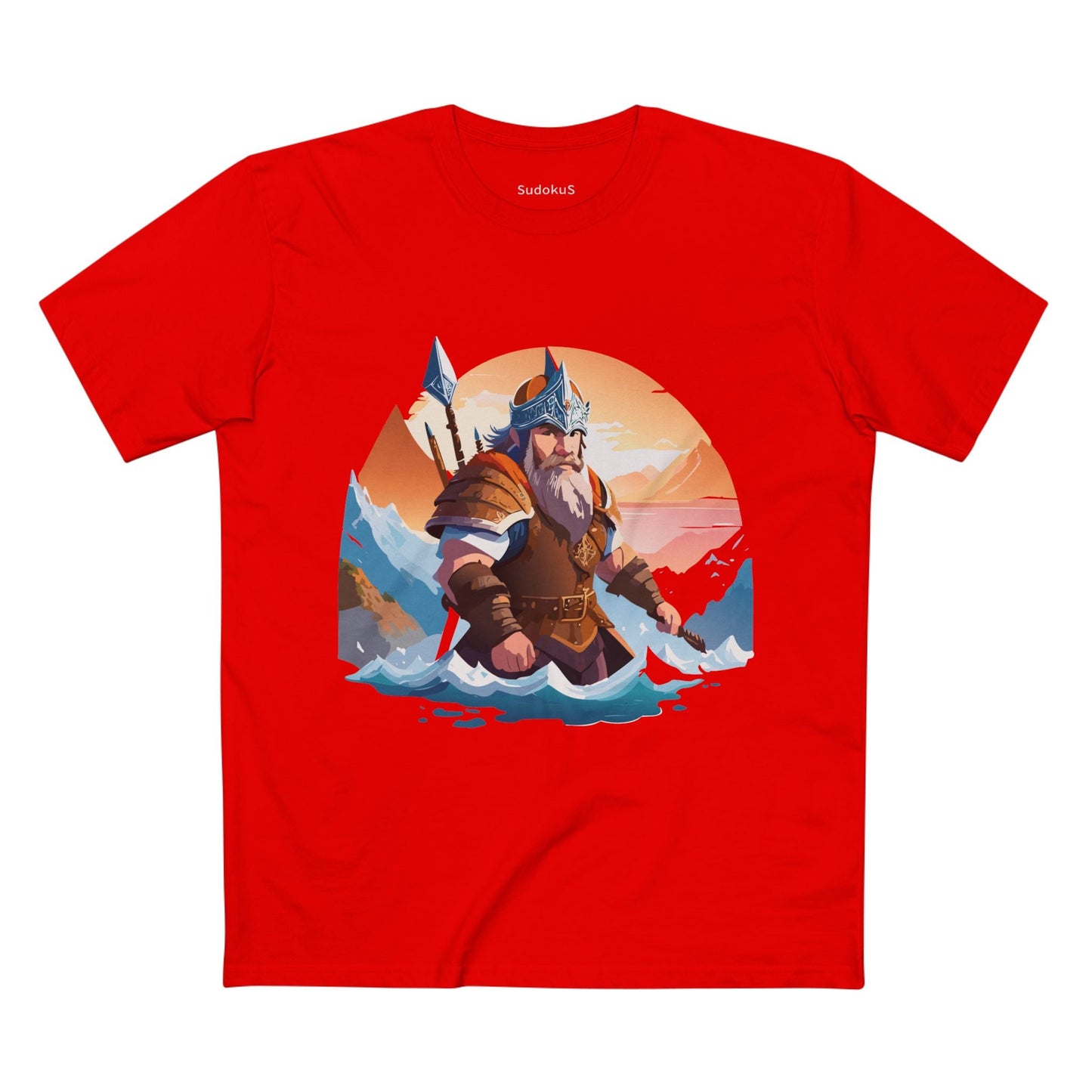 Viking Graphic Unisex 100 Cotton Staple Tee 26