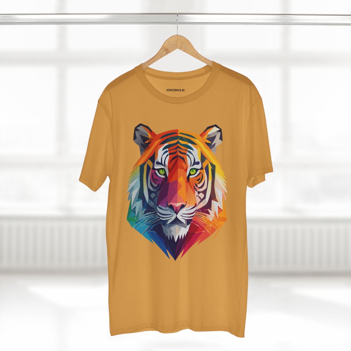 Tiger Shirt Unisex Premium Cotton Staple Tee With Original Art Design From Retro2Nova Collection For Everyday Wear