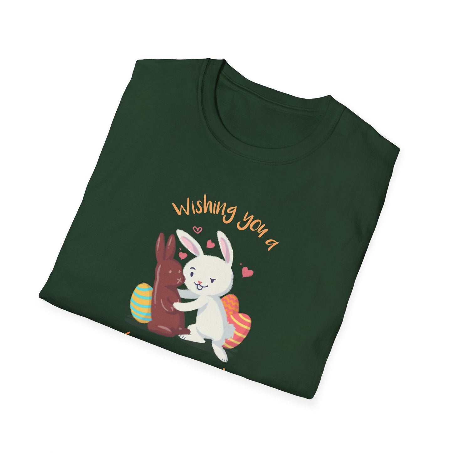 Easter Bunny T Shirt With Easter Signature And Prints Unisex Tee Design For All Occasions