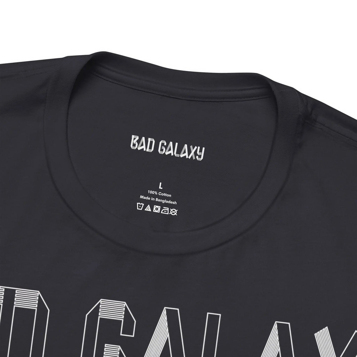 Tee Shirt With Alien From Bad Galaxy 100 Percent Cotton Eco Friendly Inks Made In USA