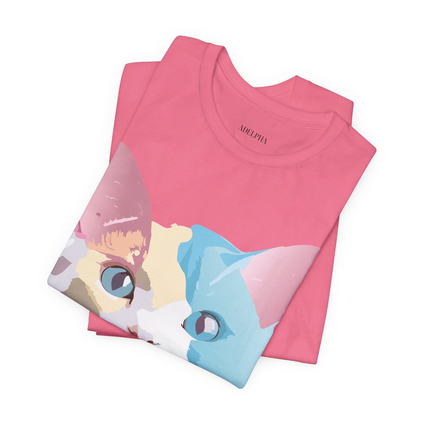Cat Graphic Tee Unisex Jersey Short Sleeve By Adelpha Art Design