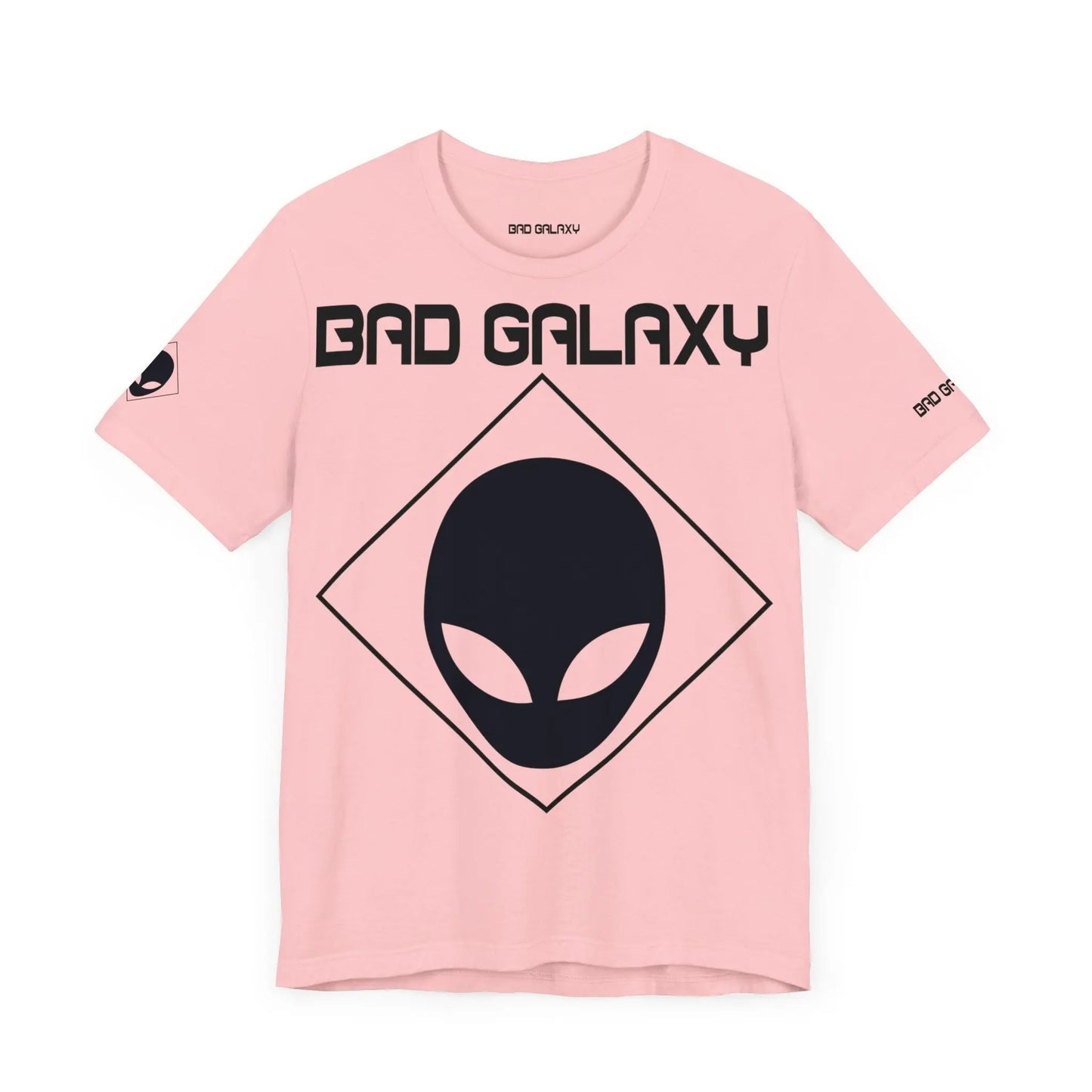 Bad Galaxy Alien Graphic Tee Shirt 100 Percent Cotton Lightweight Eco Friendly Wear