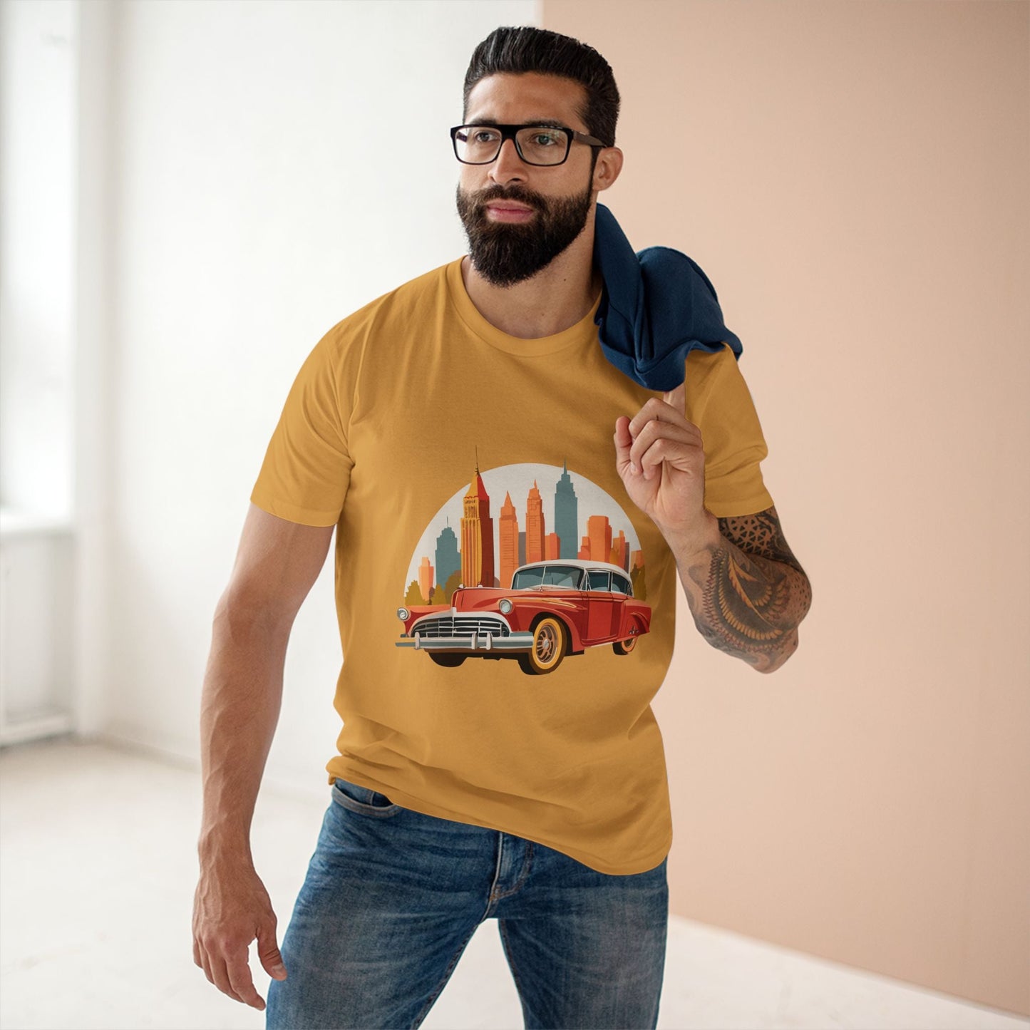 Retro Car Shirts Vintage Car Shirt RC2 Unisex Premium Cotton Tee With Original Art