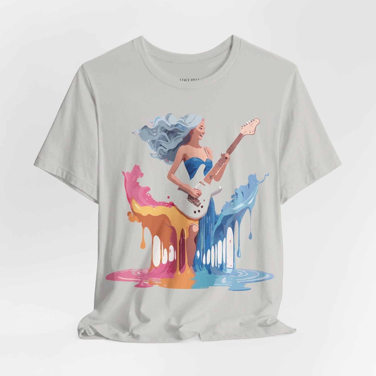 Music Graphic Tee Unisex Short Sleeve Shirt With Vintage Inspired Artwork From Adelpha