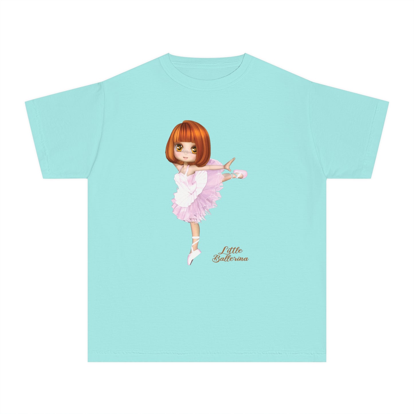 Youth Tee Shirt with Little Ballerina