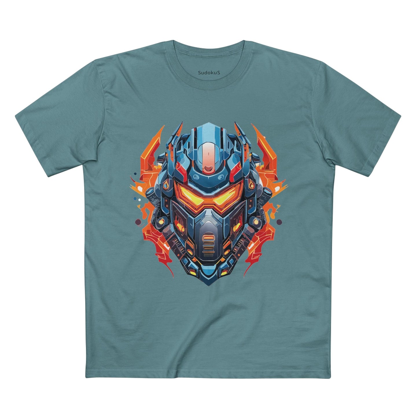 Cyborg Robot Graphic Unisex 100 Cotton Staple Tee 16