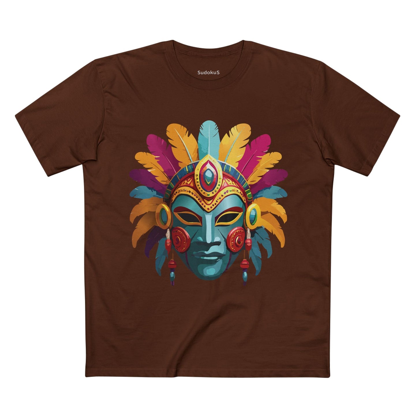 Mask Graphic Unisex 100 Cotton Staple Tee 34