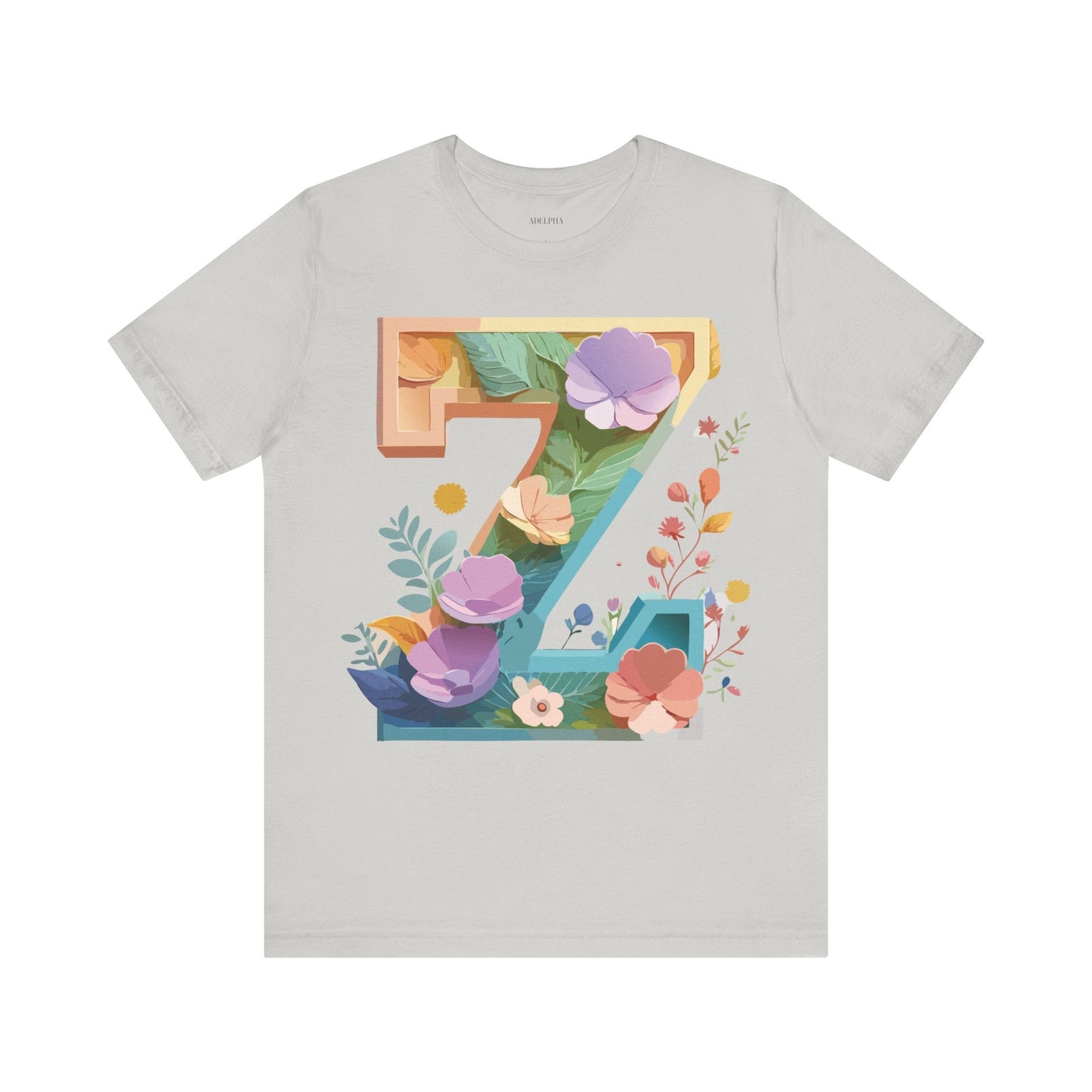 Unisex Letter Z Graphic Tee Premium by Adelpha Vintage Inspired Art Short Sleeve Shirt