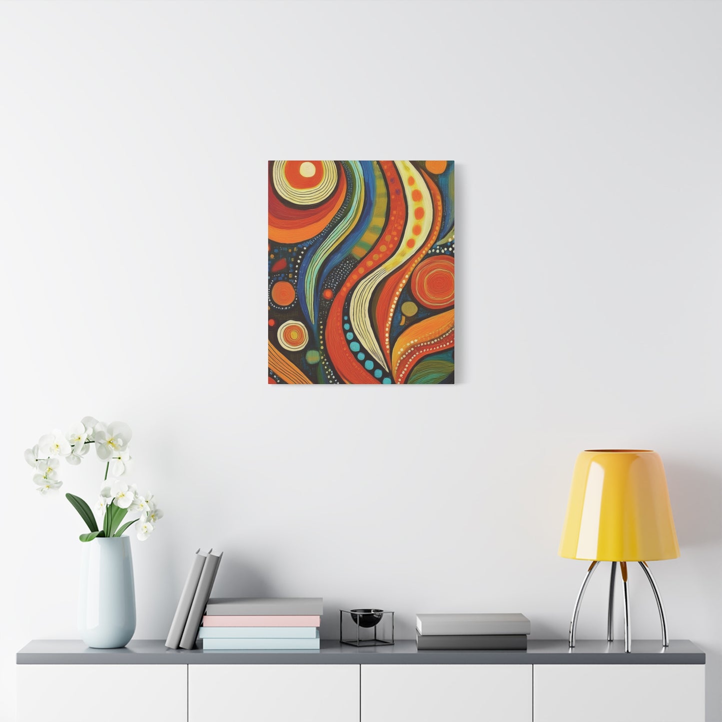 Abstract Oil Painting Print Canvas 20x24,20x30,24x30 24x32,24x36,30x40 32x48,36x48,40x60 Pine-Wood Inner Frame ABS-111