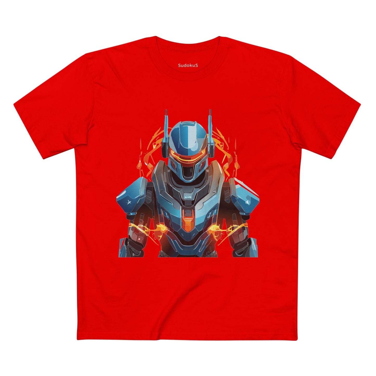 Cyborg Robot Graphic Unisex 100 Cotton Staple Tee 8