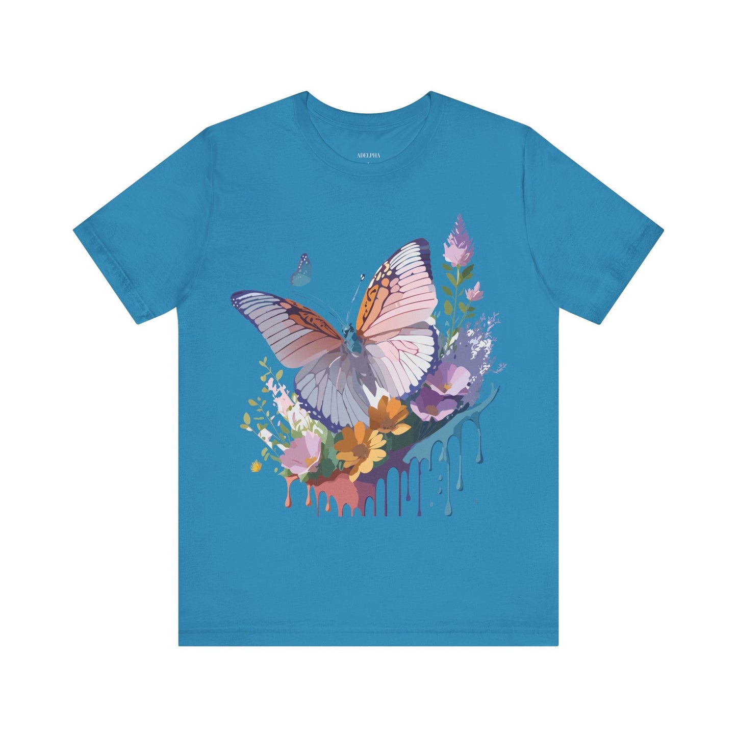 Butterfly Graphic Tee Unisex Adelpha Vintage Inspired Art Design Tee