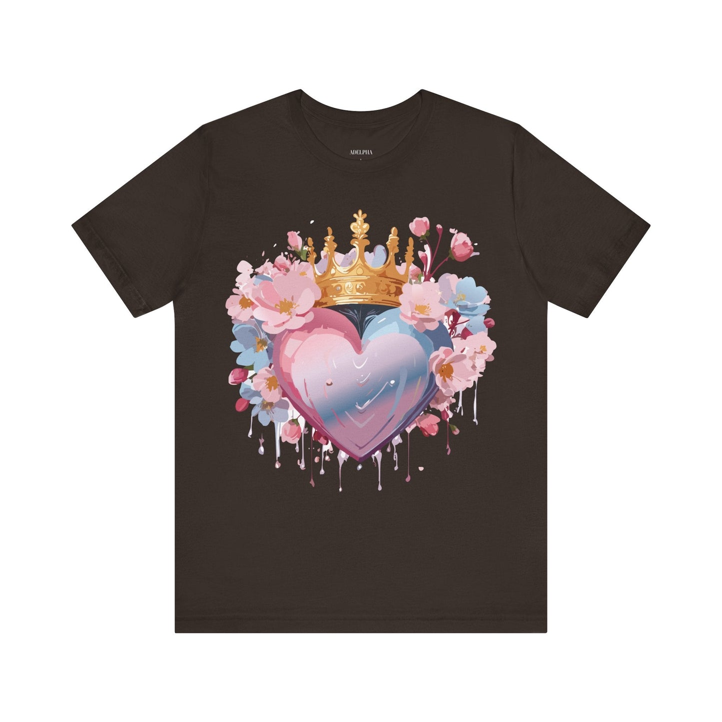 Valentine Graphic Tee Unisex Vintage Inspired Art From Adelpha Premium Jersey Short Sleeve Shirt