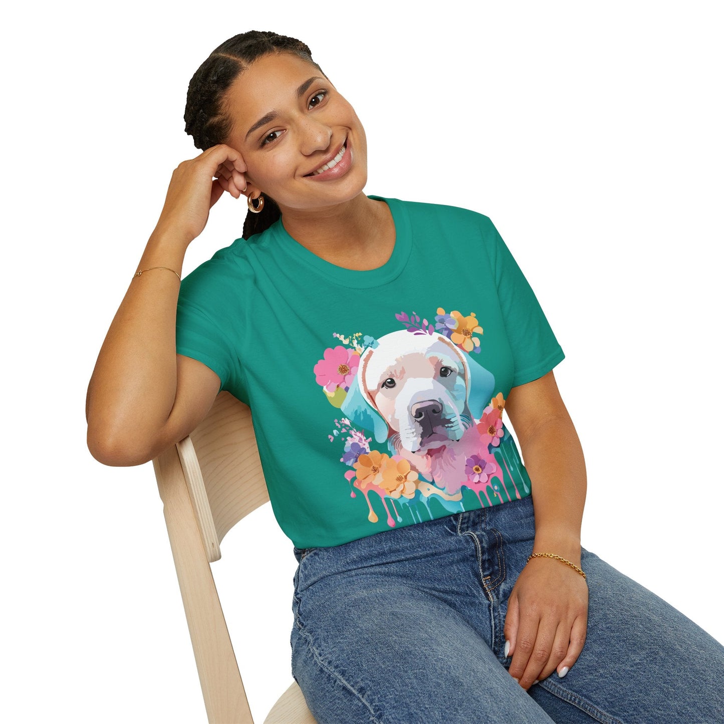 Dog Shirt Unisex Animal Tee Softstyle Gildan 64000 Short Sleeve Tee