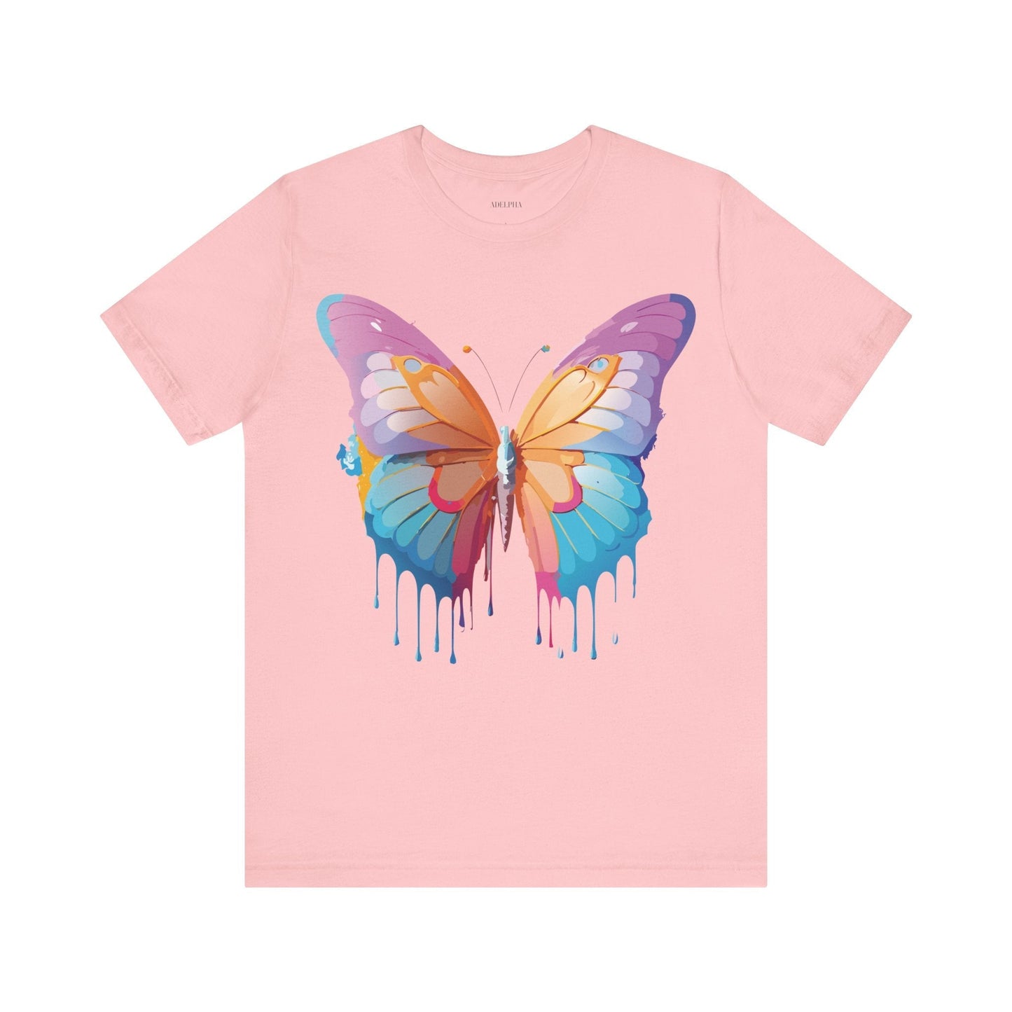 Butterfly Graphic Unisex 100 Cotton Lightweight Vintage Design Jersey Tee 91