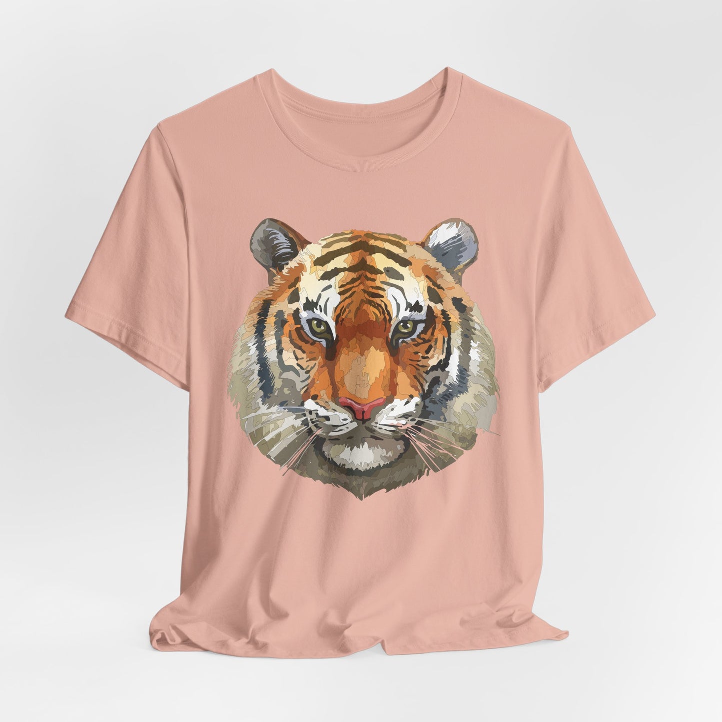 Unisex Tiger Tee, Animal Shirt, Tee Shirt with Tiger, Safari T-Shirt, Animal Tees, Big Cat Shirt, Safari T-Shirt 4