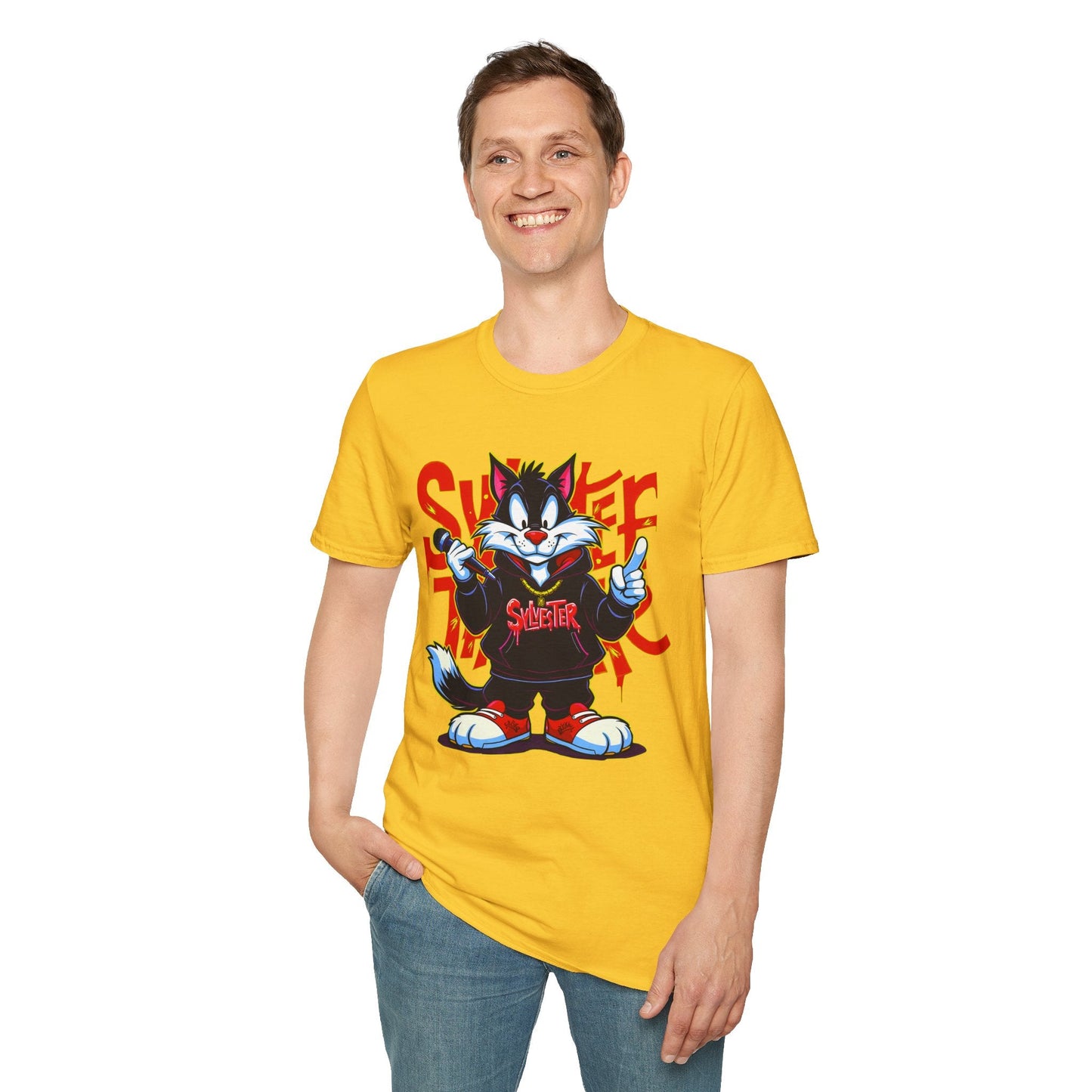 Gildan Softstyle Unisex T Shirt 100 Percent Ring Spun Cotton Cartoon Animation And Funny Animals Tee