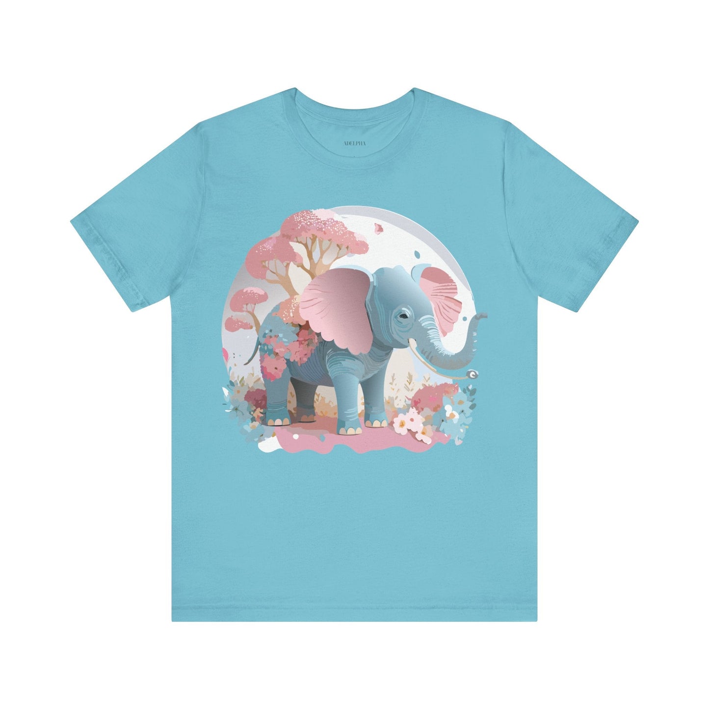Elephant Graphic Unisex 100 Cotton Jersey Vintage Art Design Tee 17