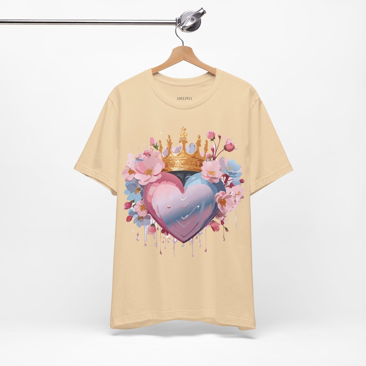 Valentine Graphic Tee Unisex Jersey Short Sleeve Adelpha Vintage Inspired Artwork