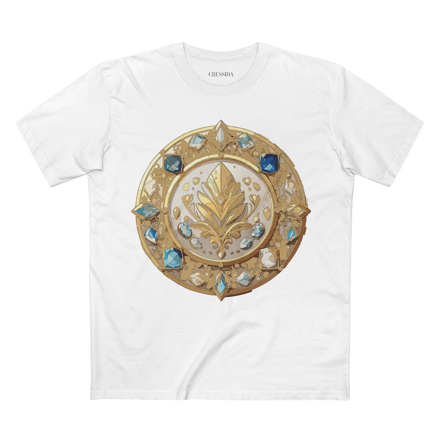 Medallion Graphic T-Shirt Unisex 100 Cotton With Gold Art Design Medal Tee 25