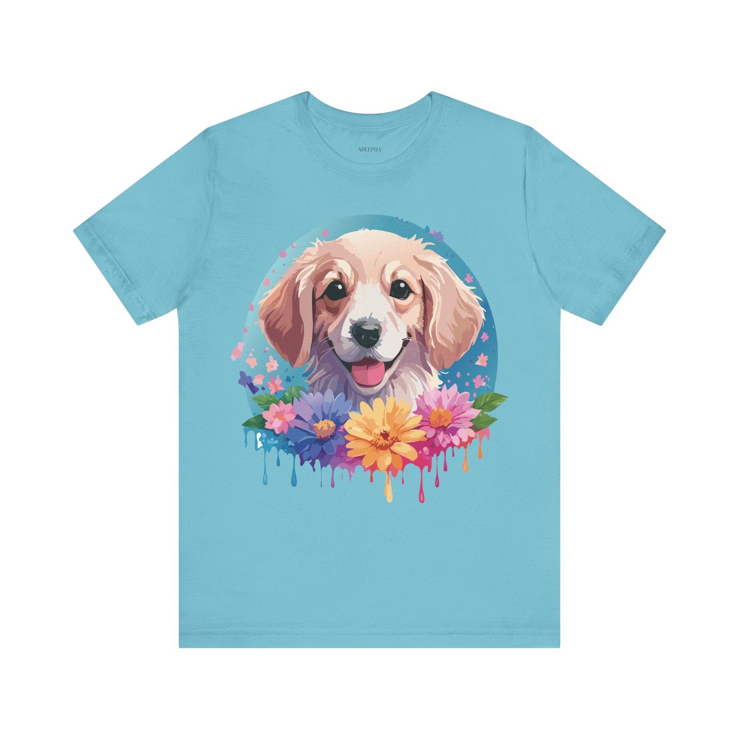 Dog Shirt Unisex Graphic Tee With Original Adelpha Artwork Jersey Short Sleeve Casual Look