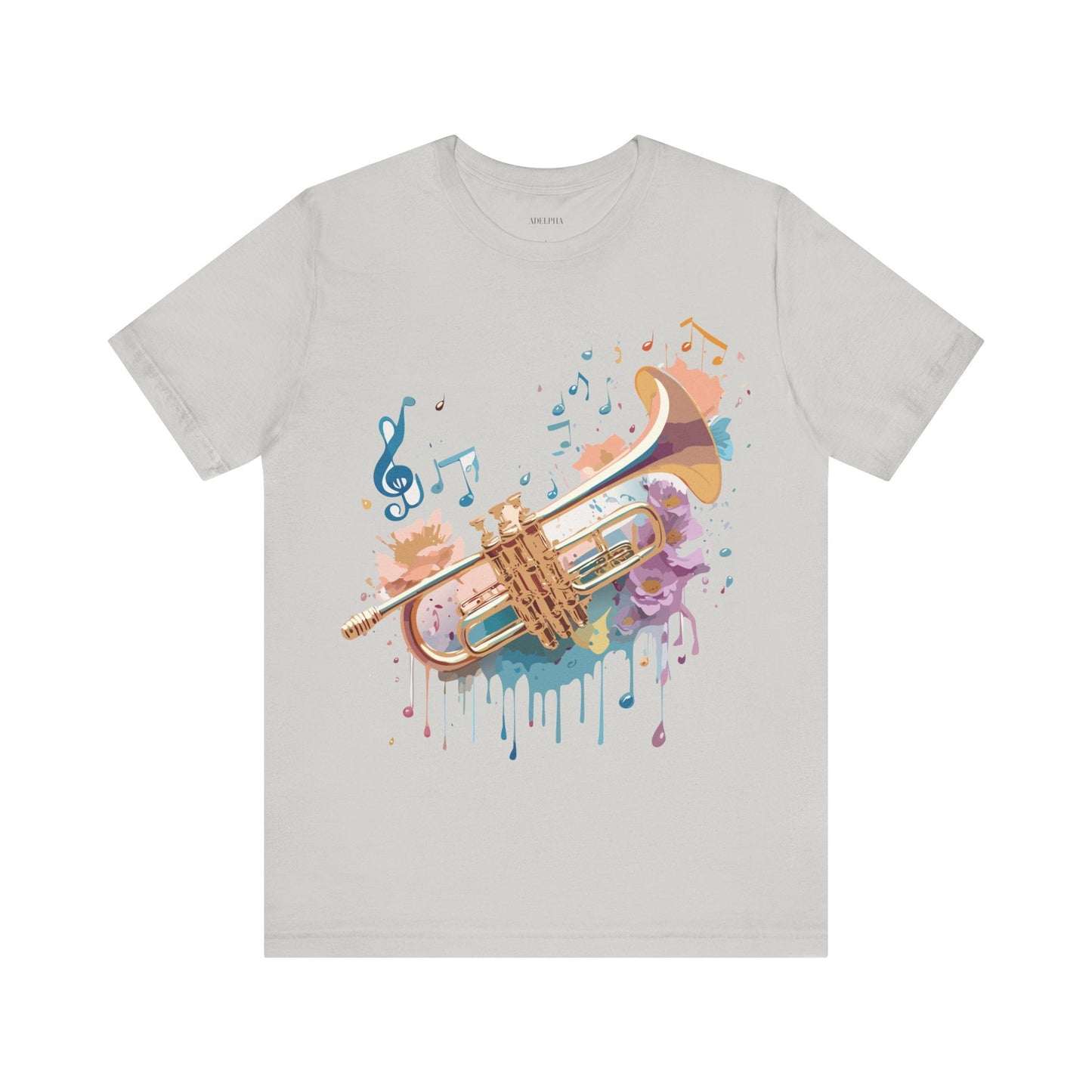 Music Graphic T Shirt Unisex Vintage Inspired Art Tee Adelpha Short Sleeve Design