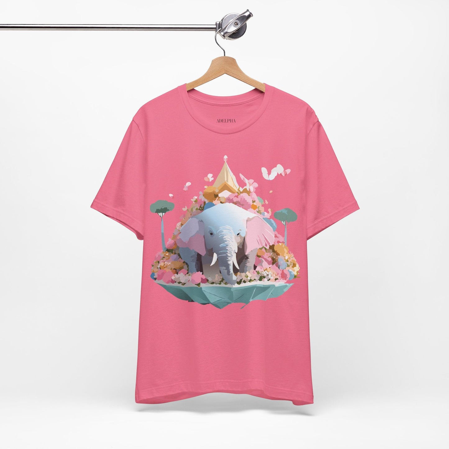 Elephant Graphic Tee Unisex Jersey Short Sleeve Adelpha Vintage Inspired Artwork