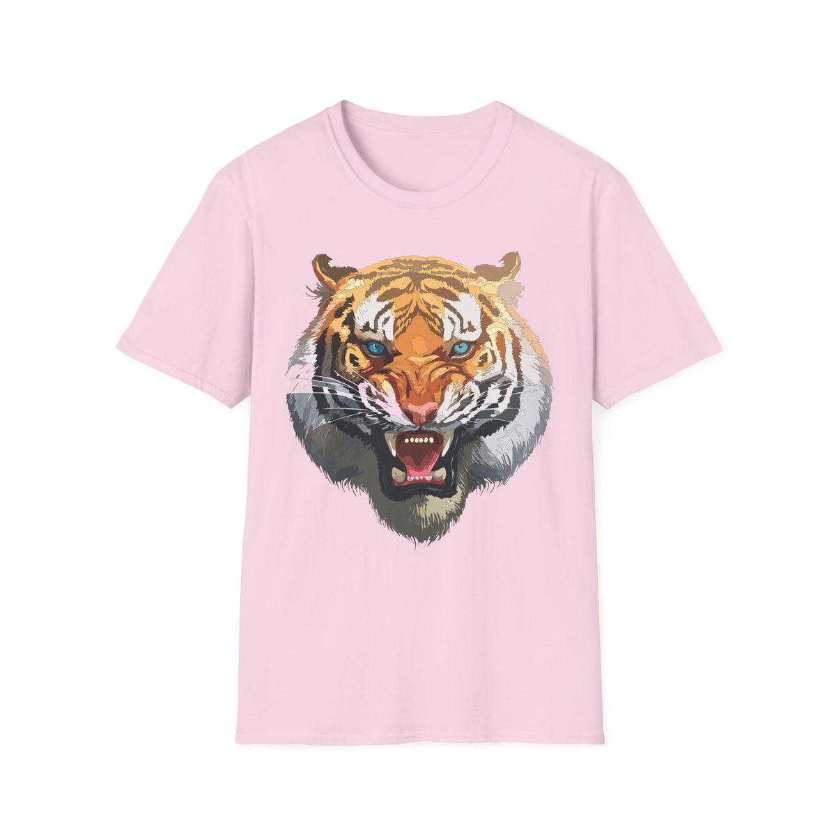Roaring Tiger Face T-Shirt | Big Cat Graphic Tee