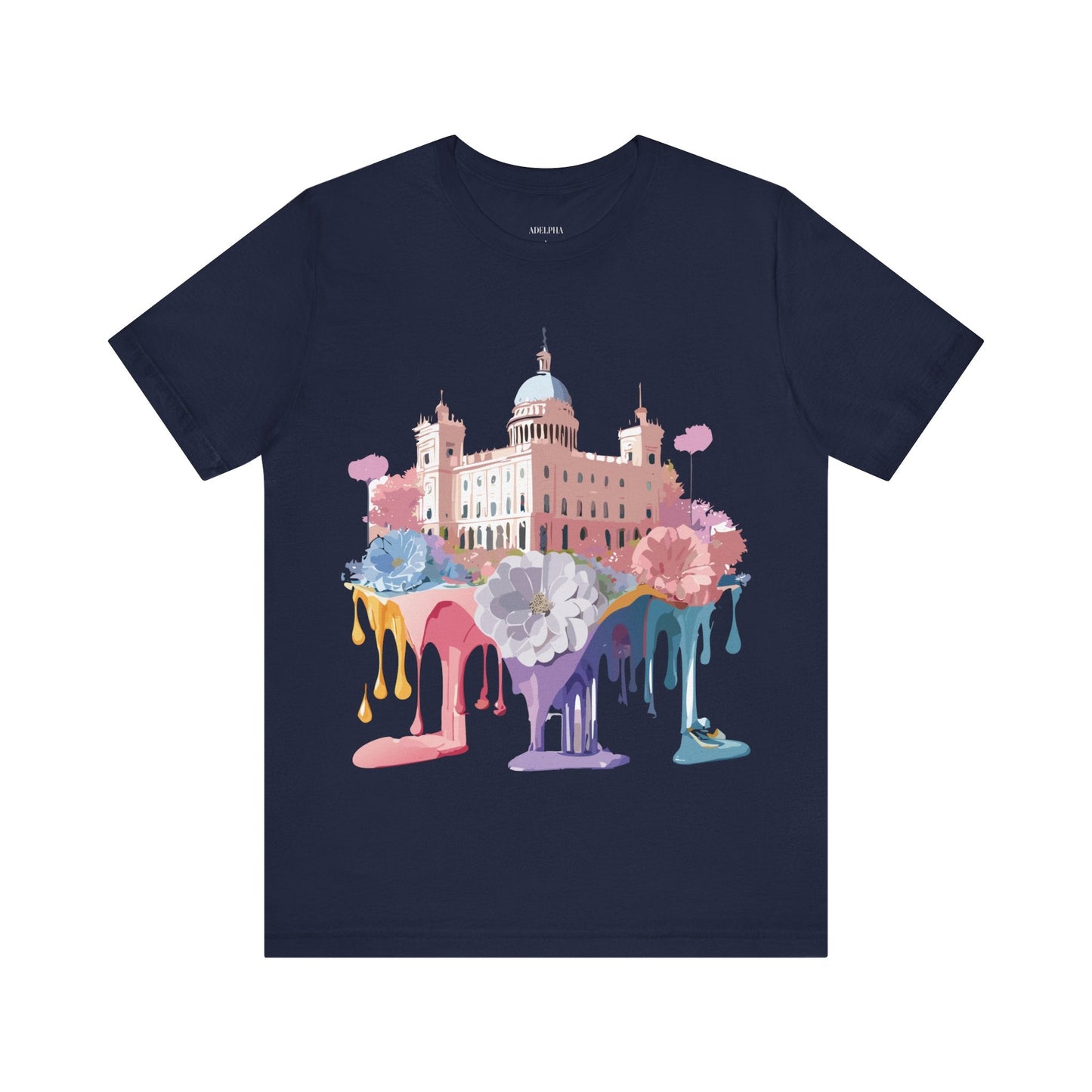 Madrid Tourist Shirt Graphic Tee Unisex Vintage Inspired Artwork By Adelpha Premium Streetwear