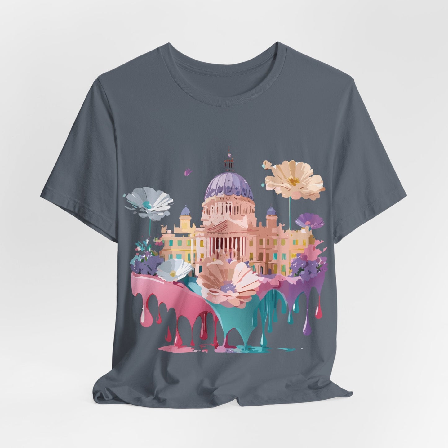 Madrid Tourist Shirt Graphic Tee Unisex Vintage Inspired Art Design Adelpha Brand