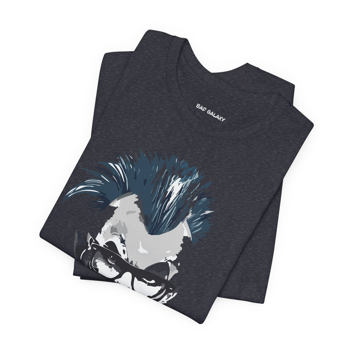 Punk Rock Graphic Unisex Cotton Bella+Canvas Tee with Art Design b38