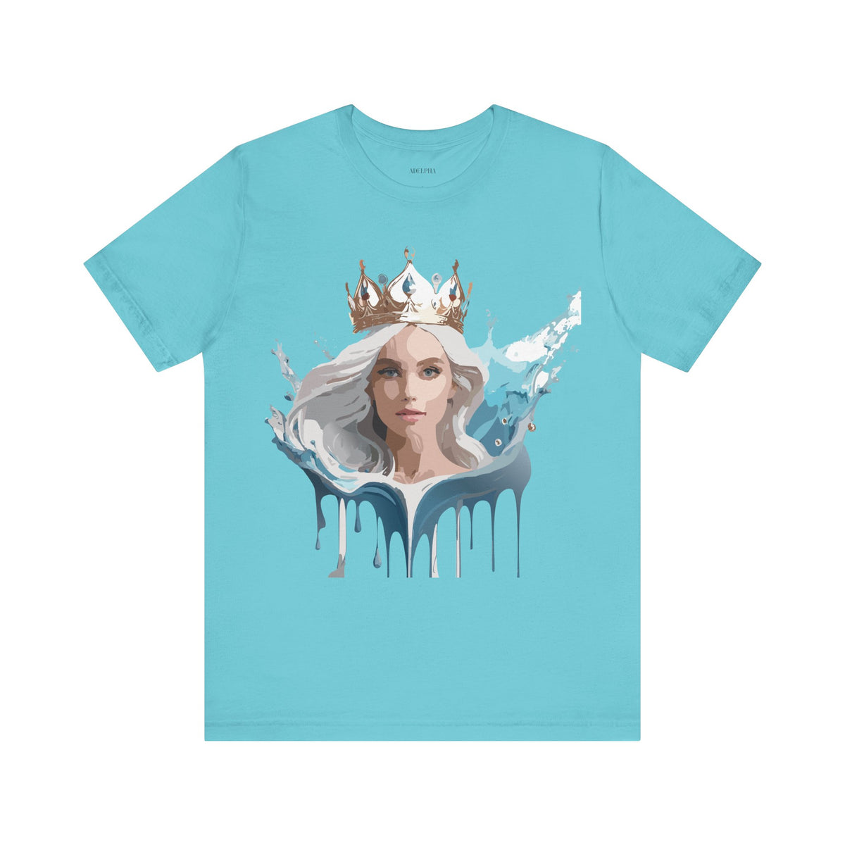 Queen Graphic Unisex Cotton Bella+Canvas Tee with Art Design m180