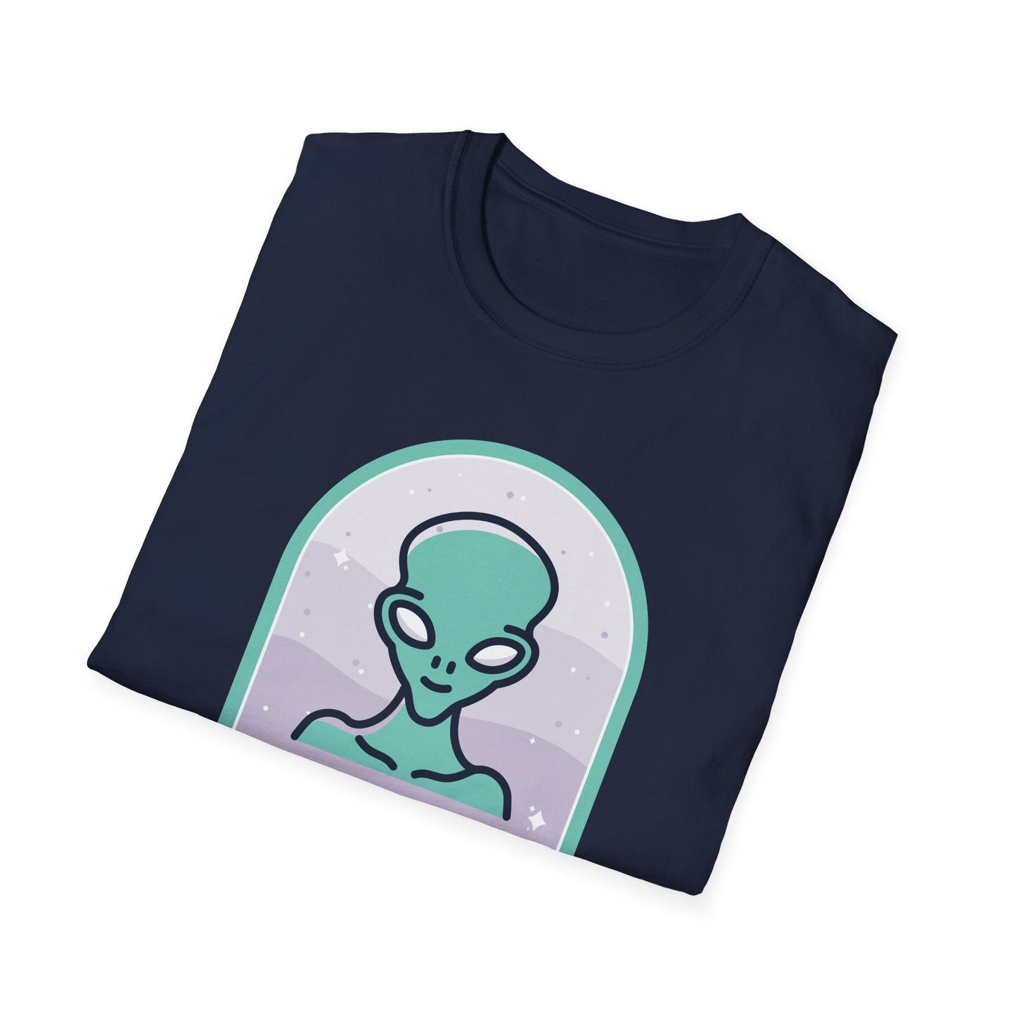 Alien Graphic TShirt  Take Me to Your Leader Retro Space Tee