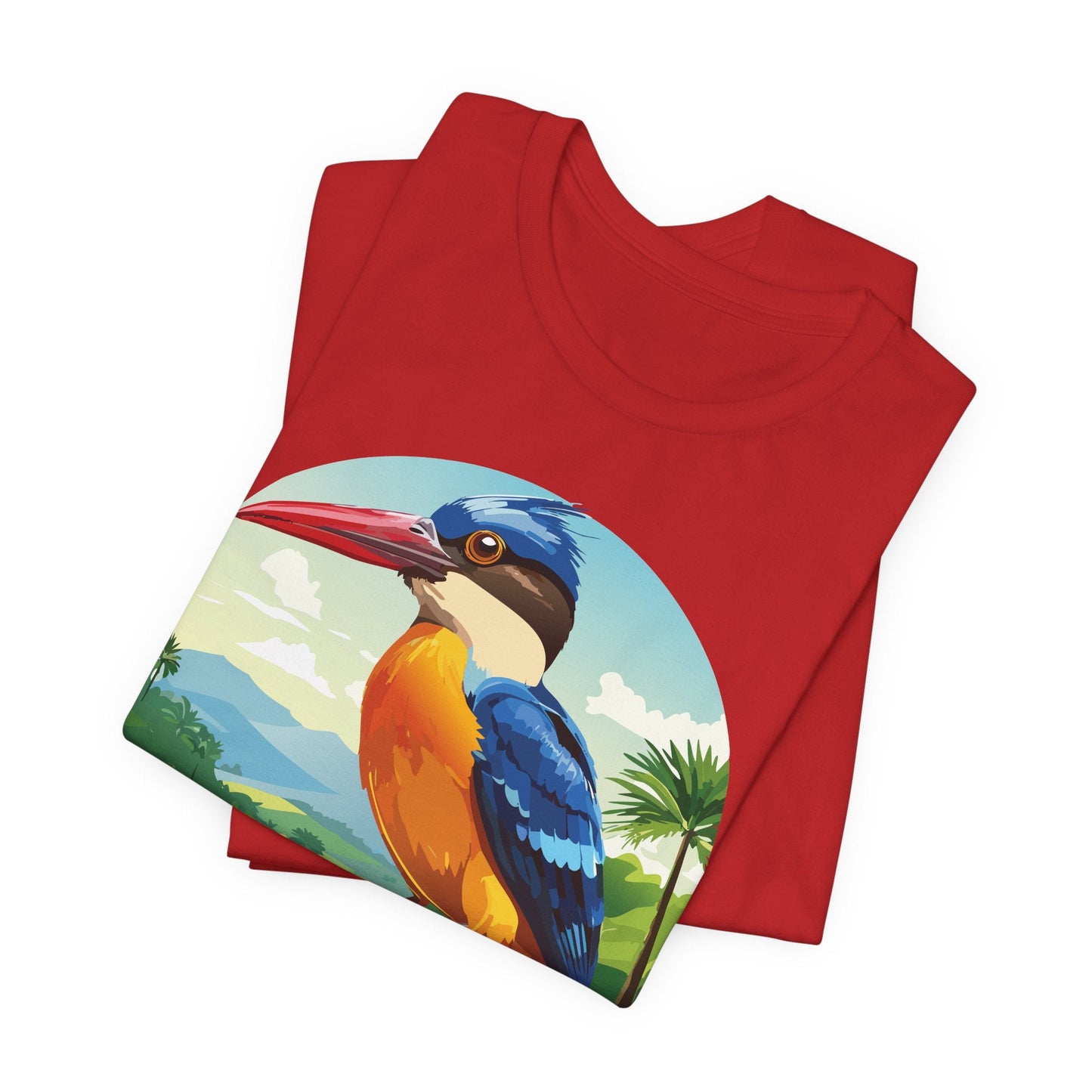 Unisex Animal Shirt With Art Design Featuring Wild Animals Jersey Short Sleeve Tee