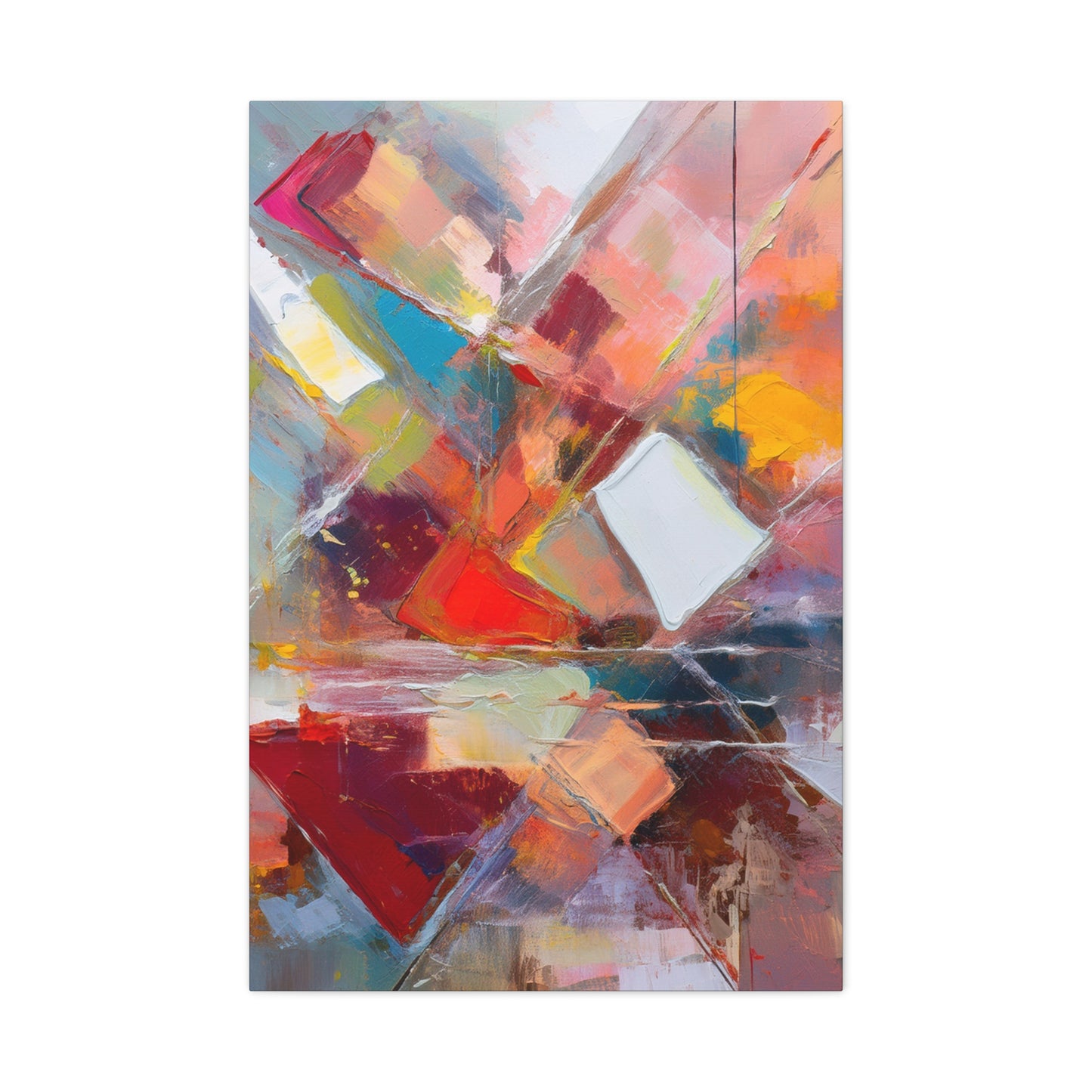 Abstract Oil Painting Print Canvas 20x24,20x30,24x30 24x32,24x36,30x40 32x48,36x48,40x60 Pine-Wood Inner Frame ABS-180