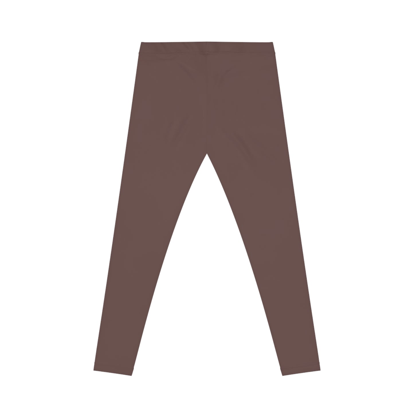 Mauve Bark Color Women's Poly-Span Casual Leggings XS-2XL