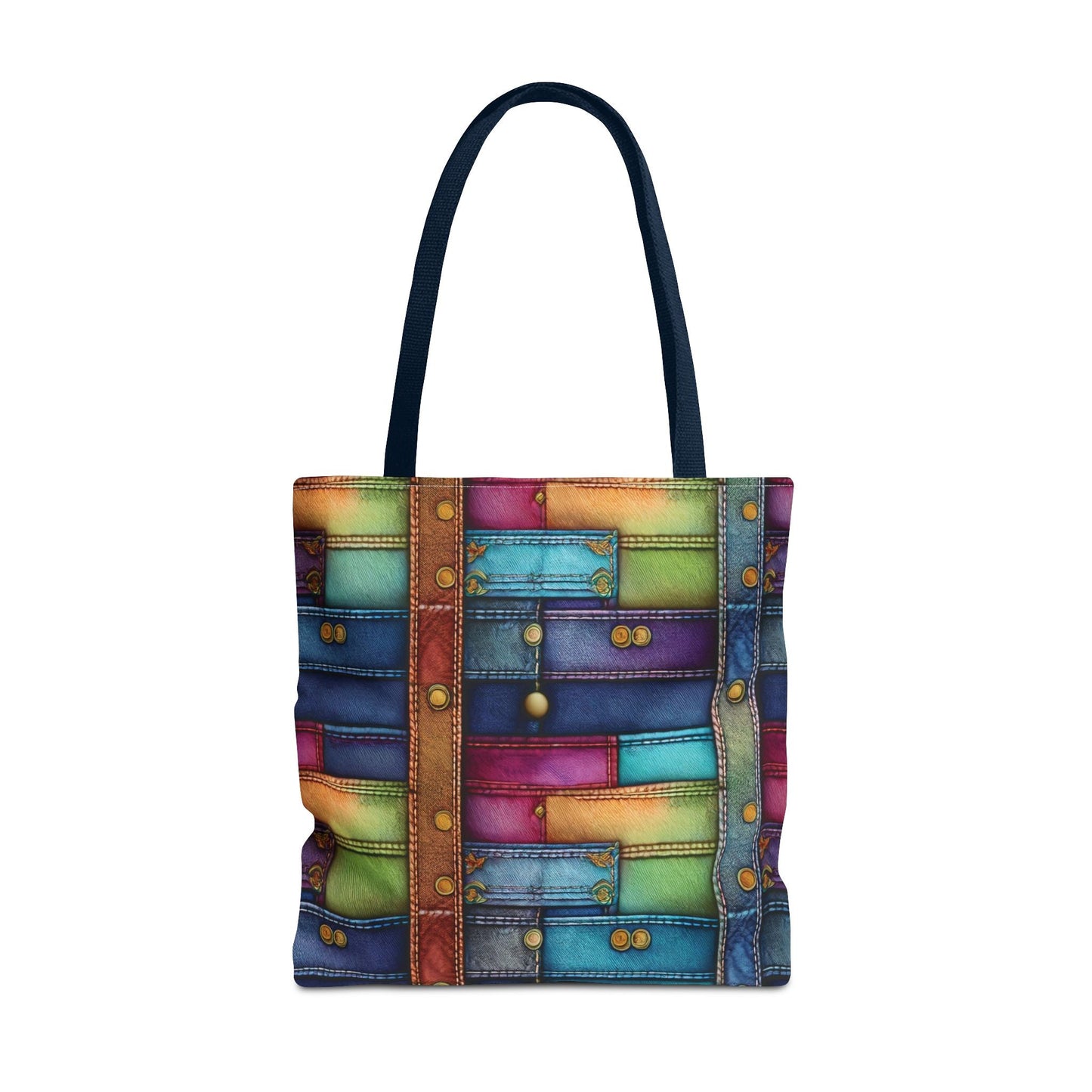 Denim Canvas Bag, Tote Bag Denim Printify