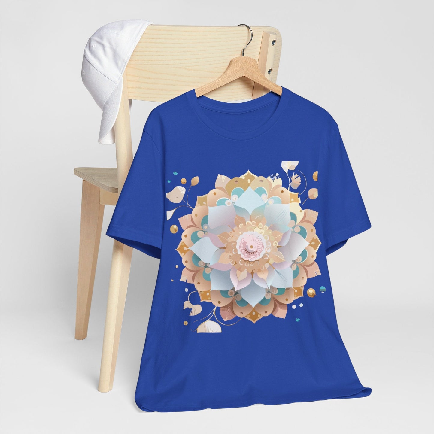 Mandala Graphic Tee Unisex Jersey Short Sleeve Featuring Vintage Inspired Adelpha Artwork
