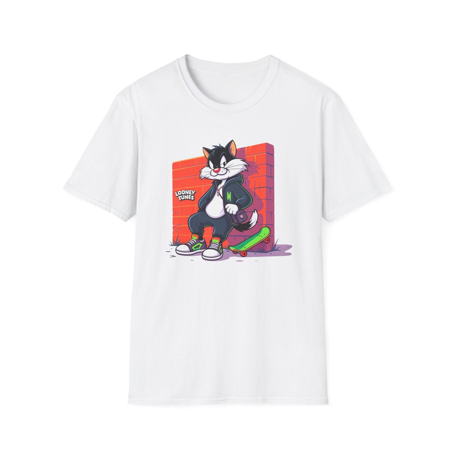 Cartoon T Shirt With Animation Design Unisex Softstyle Graphic Tee Funny Animals