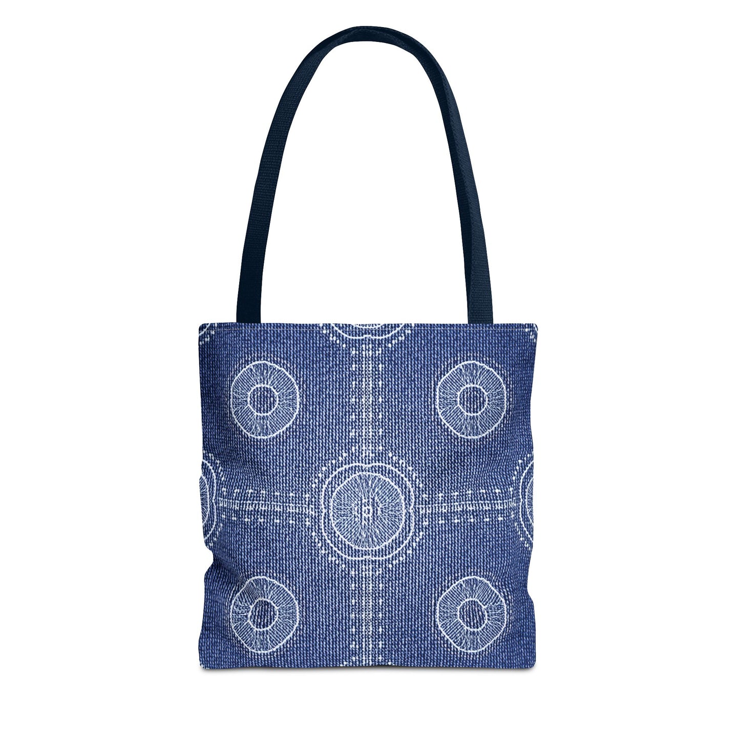 Denim Fabric Imitation Print Unisex Canvas Bag Poly Spun 3 Sizes Tote Bag 107