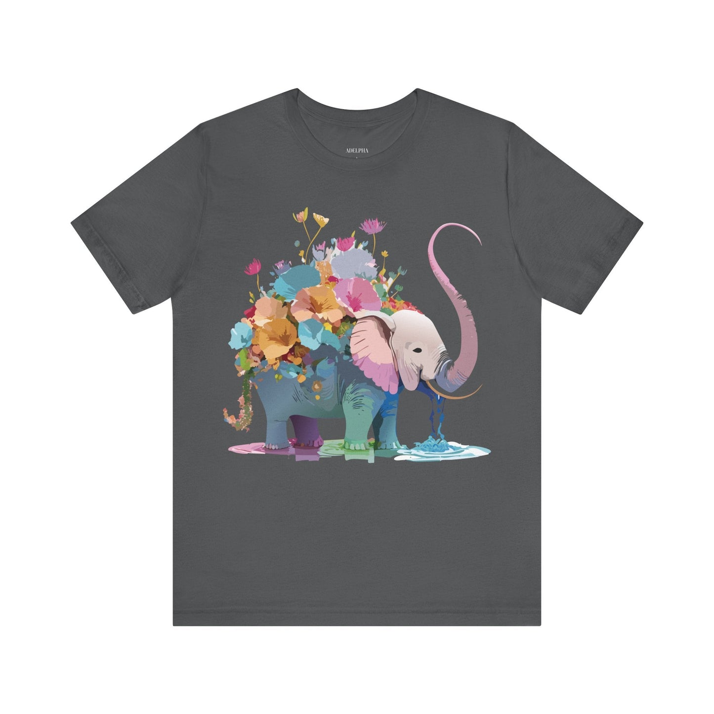 Elephant Graphic Unisex 100 Cotton Jersey Vintage Art Design Tee 12