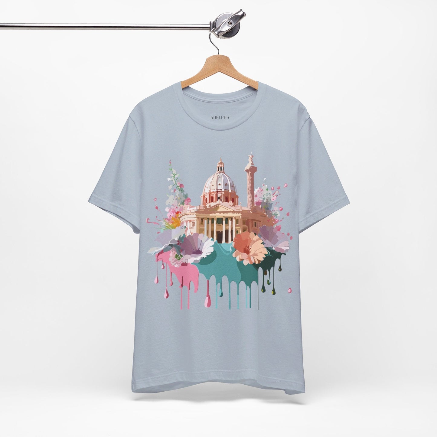 Unisex Rome Graphic Tee Tourist Shirt Adelpha Vintage Artwork Premium Comfort Everyday Wear