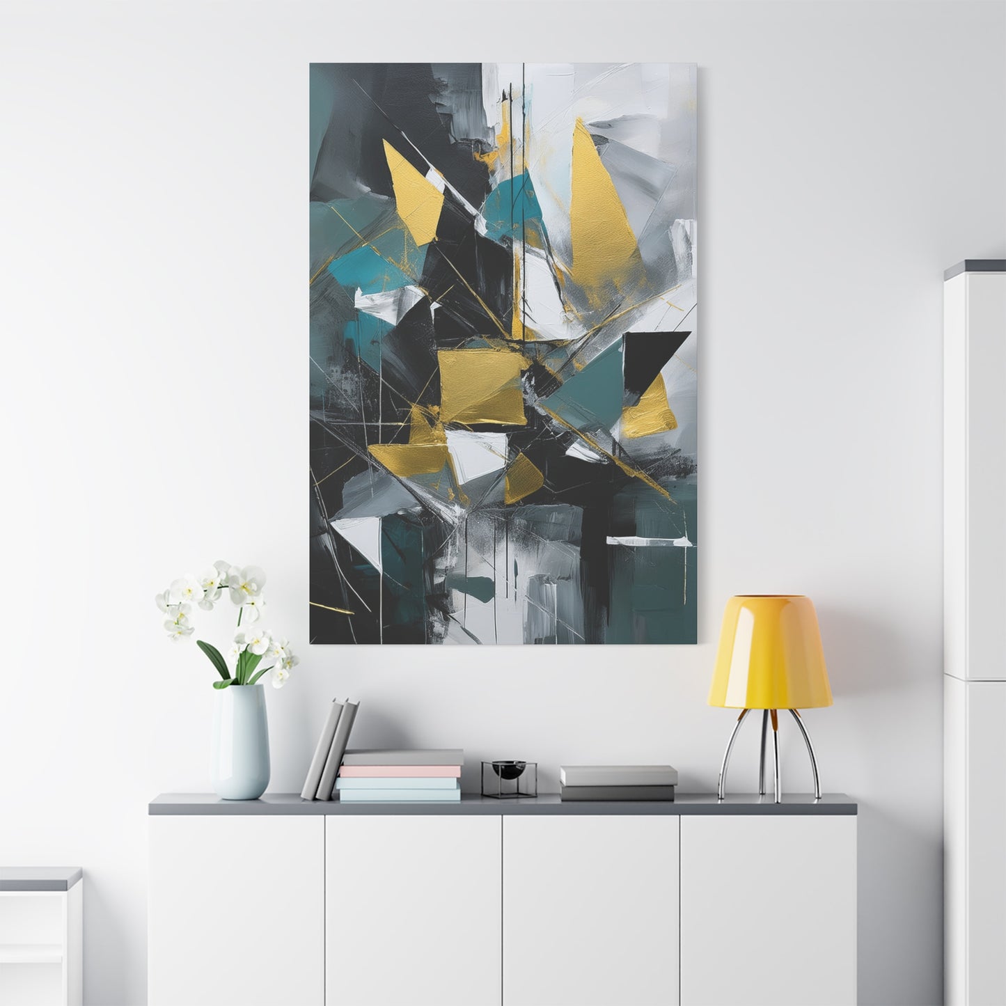 Abstract Oil Painting Print Canvas 20x24,20x30,24x30 24x32,24x36,30x40 32x48,36x48,40x60 Pine-Wood Inner Frame ABS-206