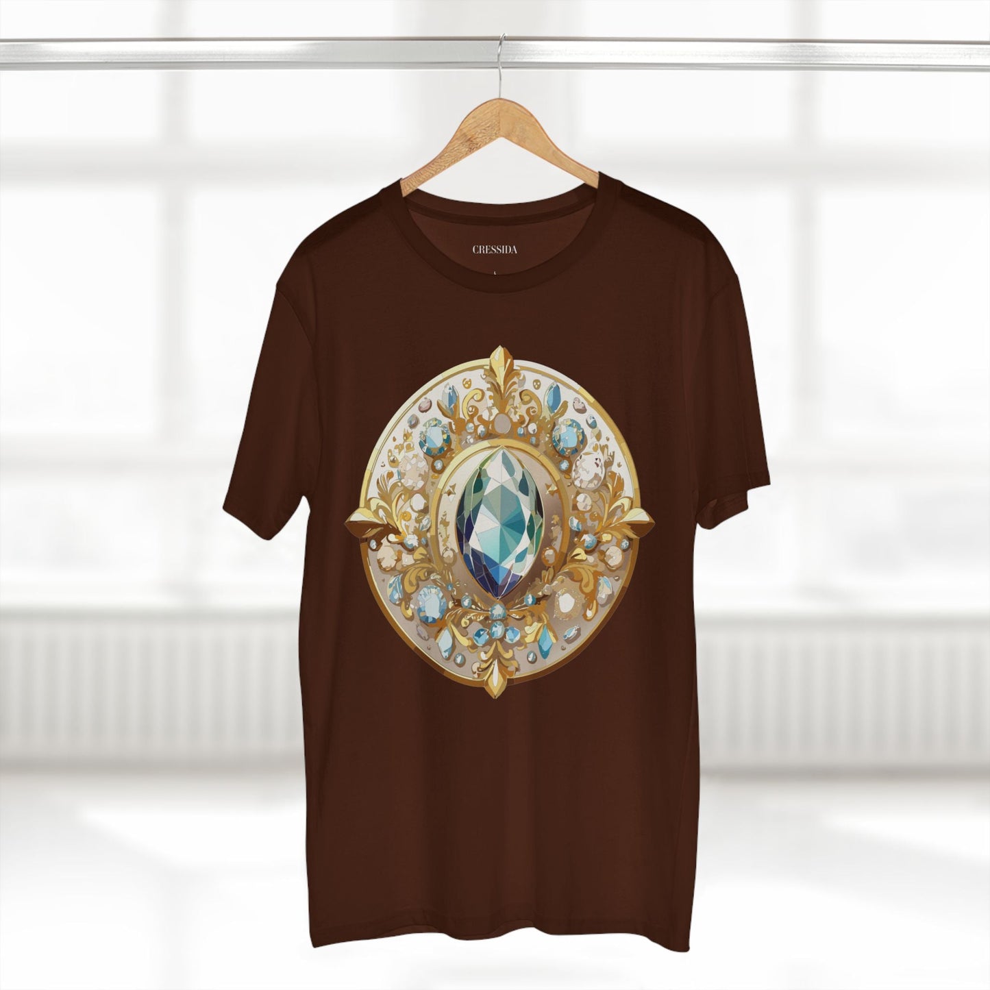 Medallion Graphic T-Shirt Unisex 100 Cotton With Gold Art Design Medal Tee 21