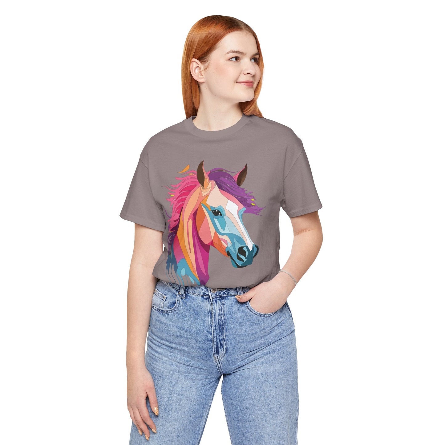 Unisex Animal Shirt Art Design Short Sleeve With Wild Animals Graphic Print Comfort Tee