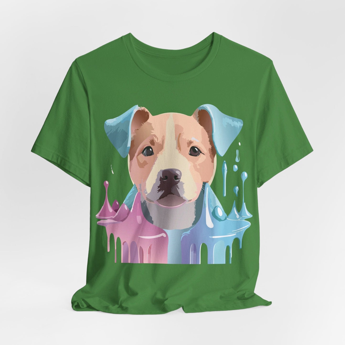 Unisex Dog Graphic Tee With Vintage Inspired Artwork By Adelpha Short Sleeve Shirt